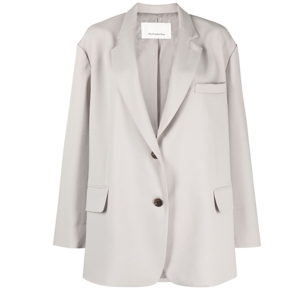 The Frankie Shop Oversized Grey Blazer